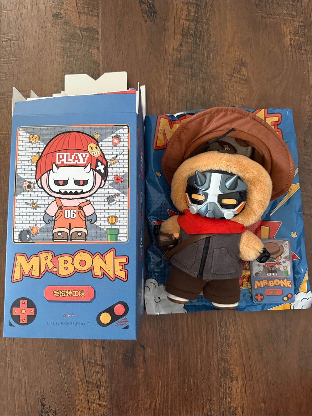 Mr Bone Buddies Plush Series pendant